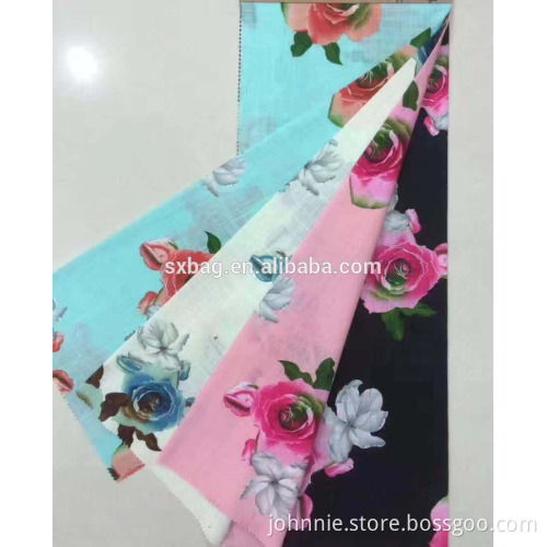 Cotton Slub Print Woven Fabric Stock Lot